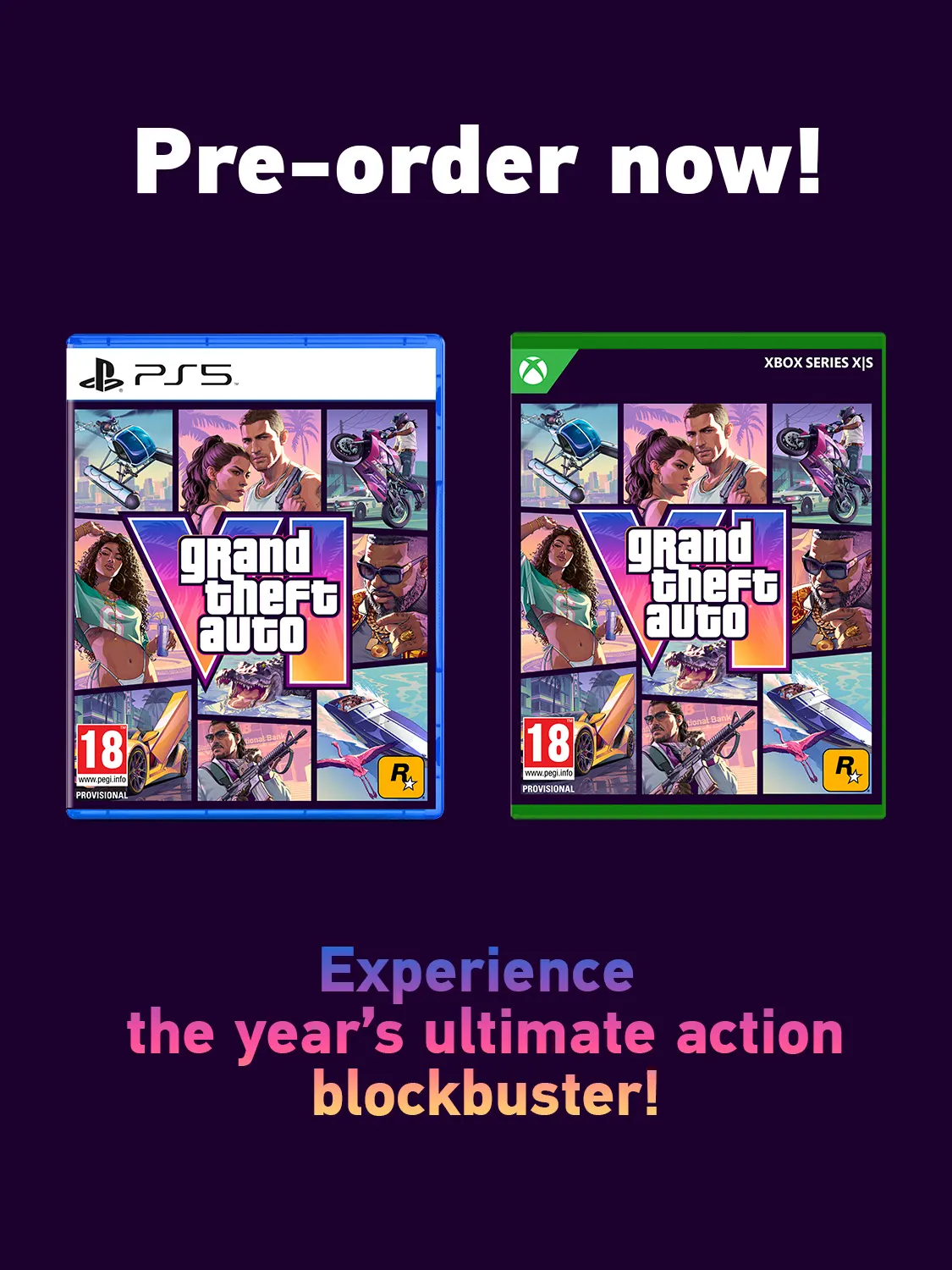 Grand Theft Auto VI (GTA VI) Preorder